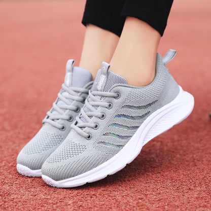 Running Women's  Middle-aged Leisure Mesh Surface Shoes